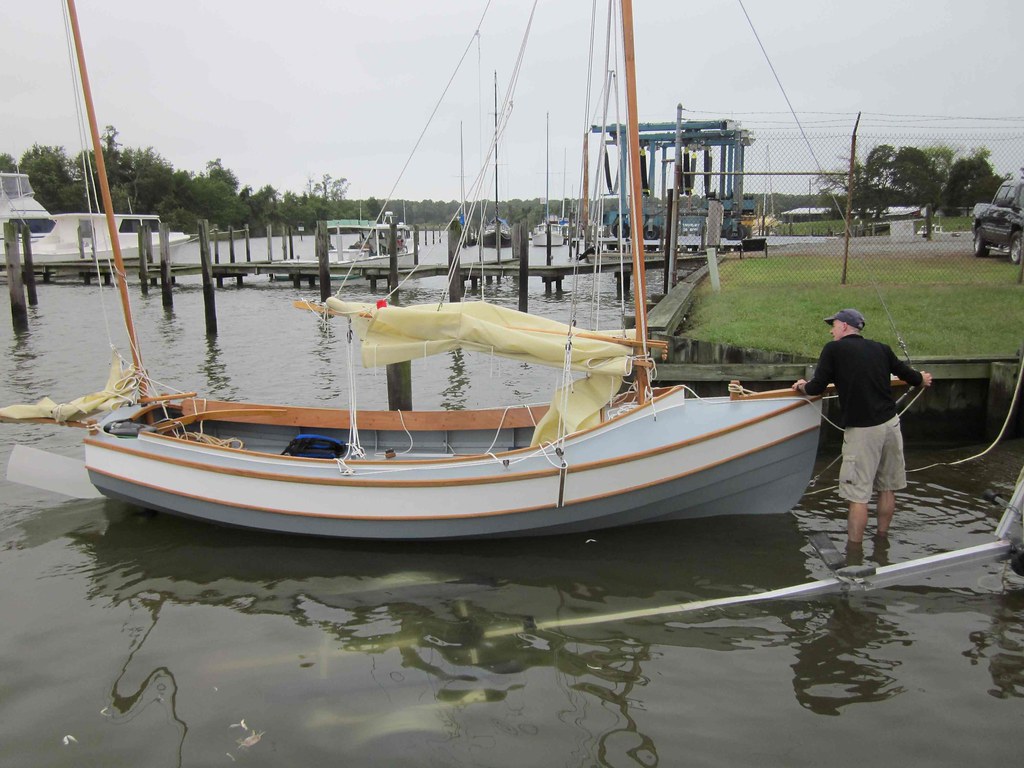 Welsford Pathfinder launch The WoodenBoat Forum