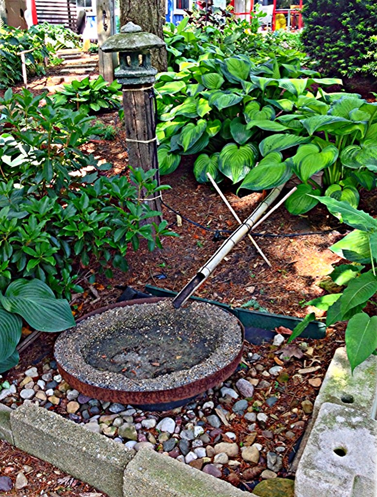 Japanses features on a slope in my Zen Garden Ron Frazier Flickr
