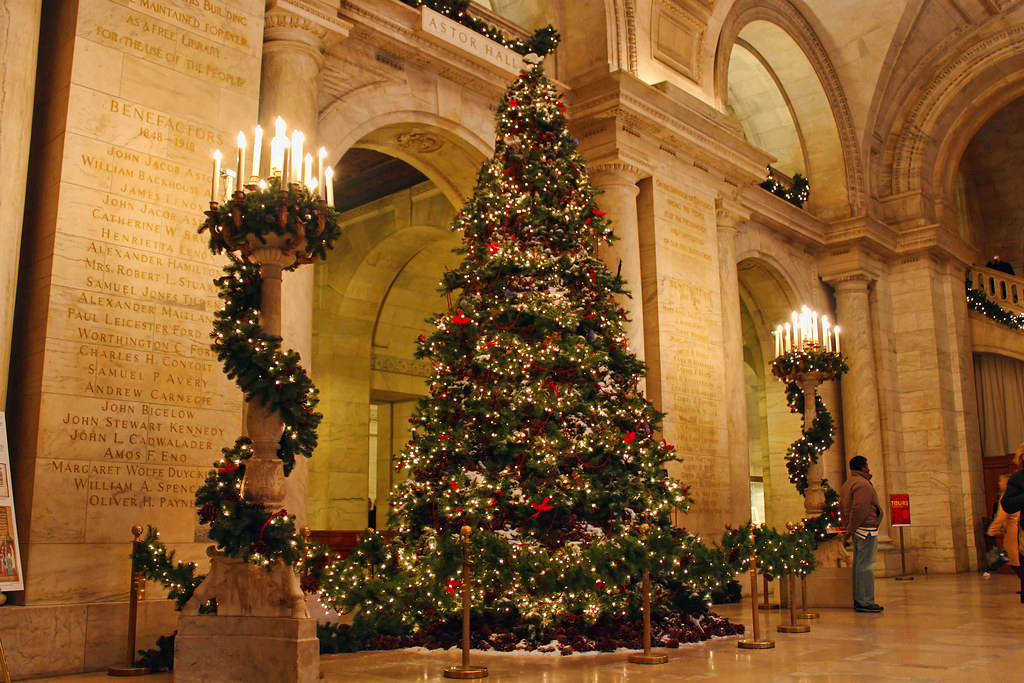 New York Public Library Christmas Tree The New York Public… Flickr