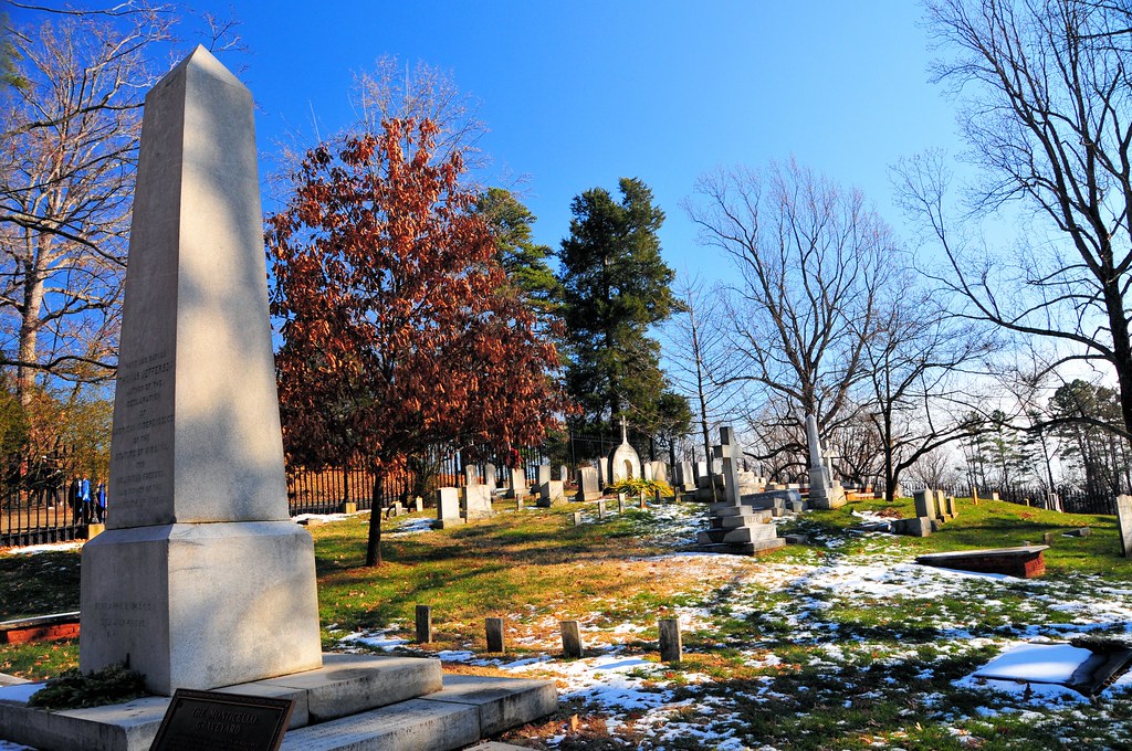 Thomas Jefferson's Grave Marker at Monticello Cemetery C… Flickr