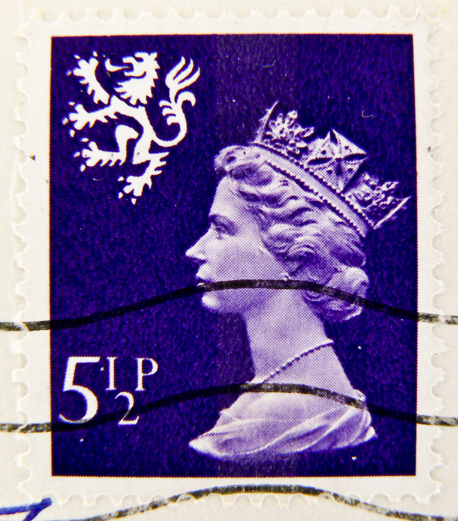 beautiful stamp GB Scotland 5 1/2 p 5.5p pence postage Bri… Flickr