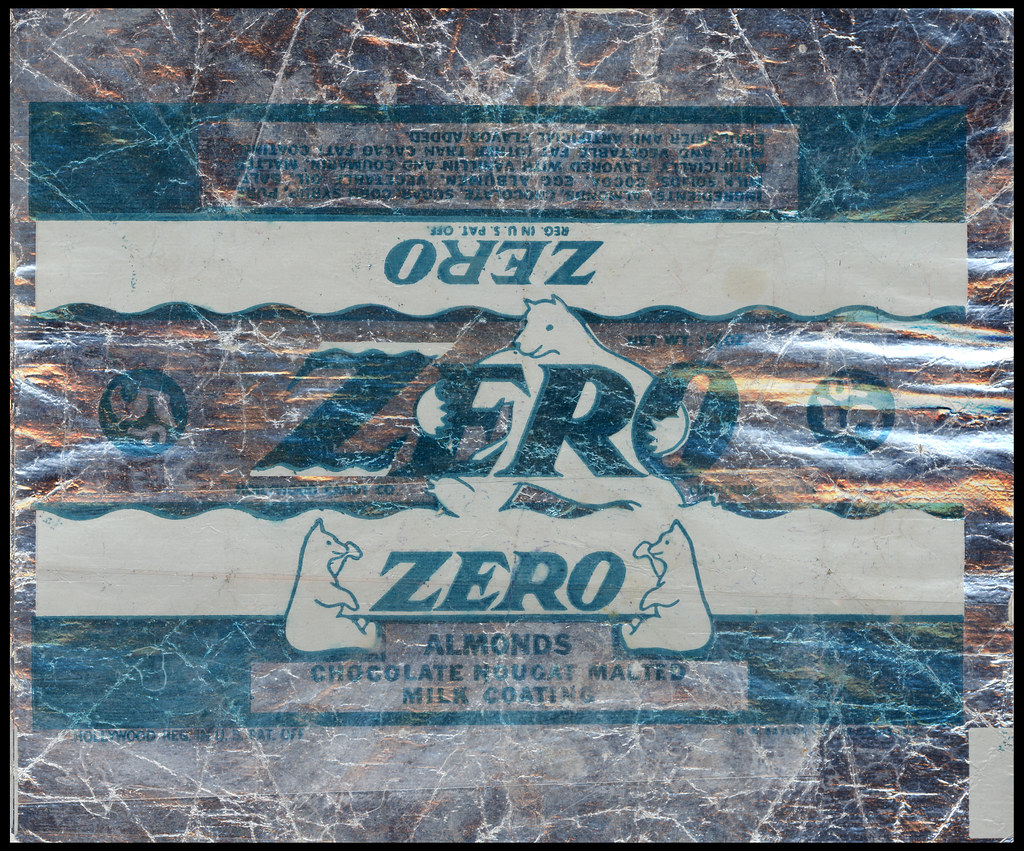 Hollywood Candy Co Zero 5cent foil candy bar wrapper … Flickr