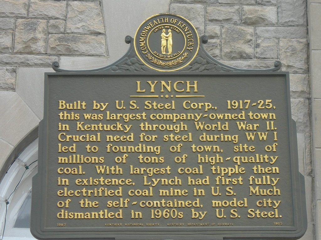 Lynch Kentucky Historic Marker In front of city hall Flickr