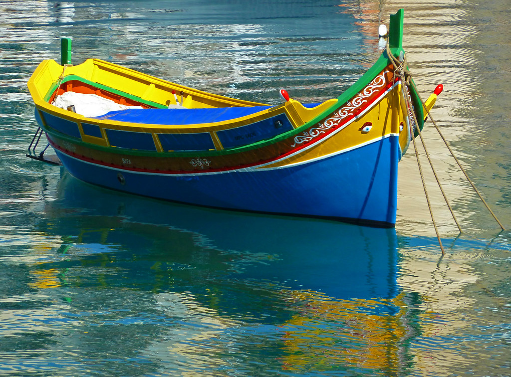 Maltese Boat A traditional Maltese fishing boat in St. Jul… Flickr