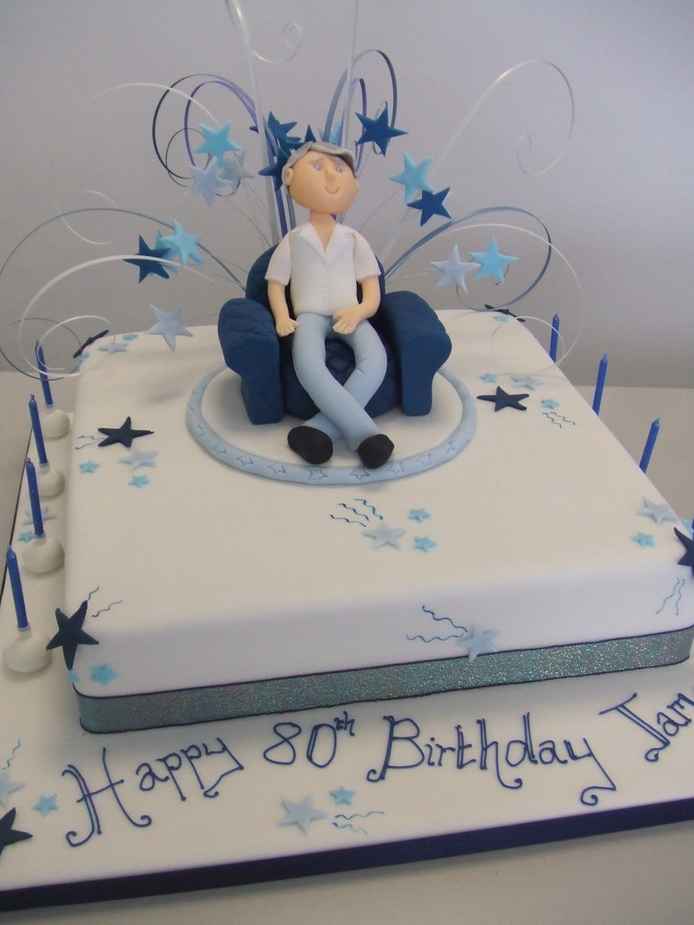 Idea 26+ 80th Birthday Cakes For Him