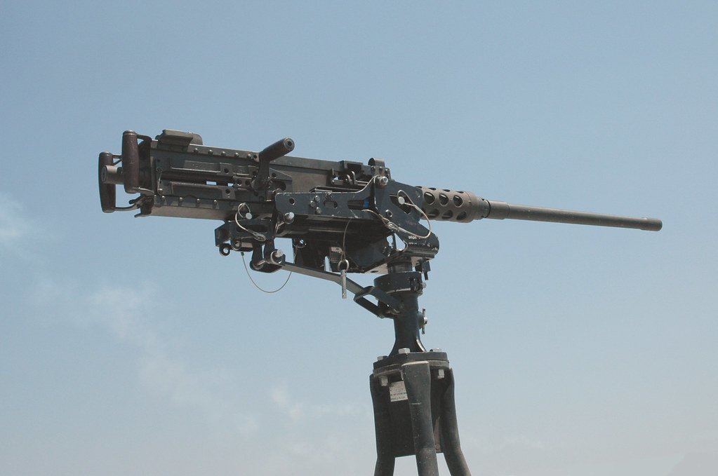 M2HB Machinegun Boat Mount The M2HB machinegun pictured is… Flickr