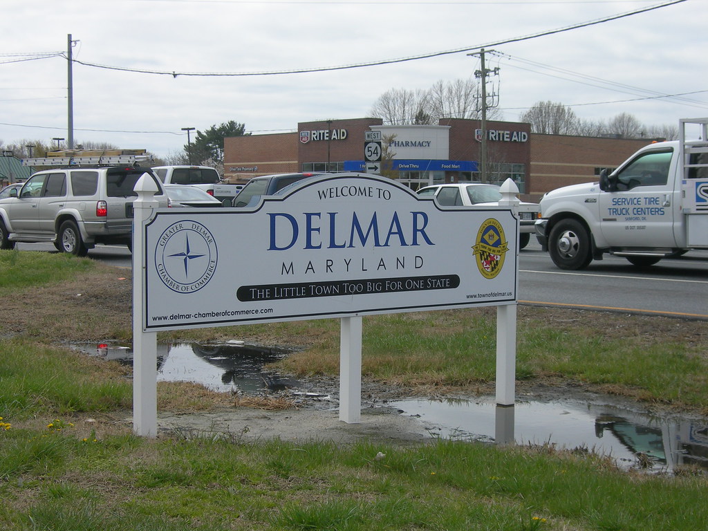 to Delmar, Maryland The town of Delmar sits on the… Flickr