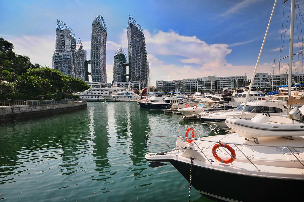 Reflections Keppel Bay, Singapore Another new landmark n… Flickr