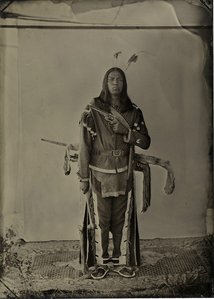 Lakota Warrior in Cloth Jacket. Thomas Rides Horse Flickr