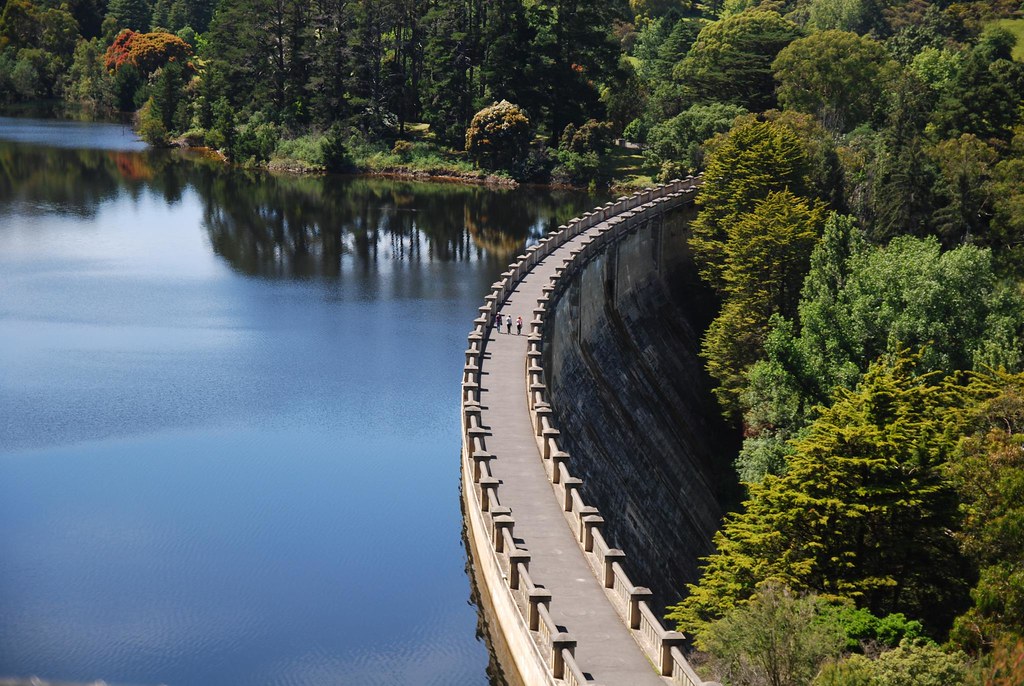 Maroondah Dam Wall Maroondah Reservoir Park Parks Victor… Flickr