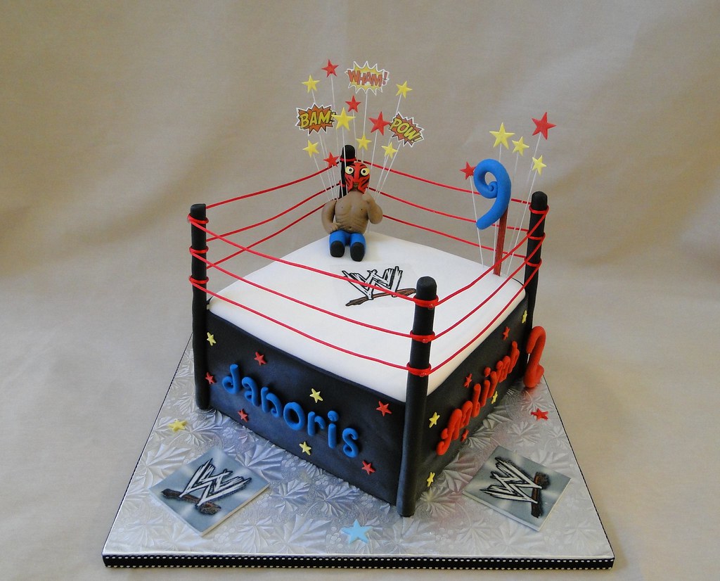 Wrestling Ring Cake WWE Cakes By Elisa Serving all of Cent… Flickr