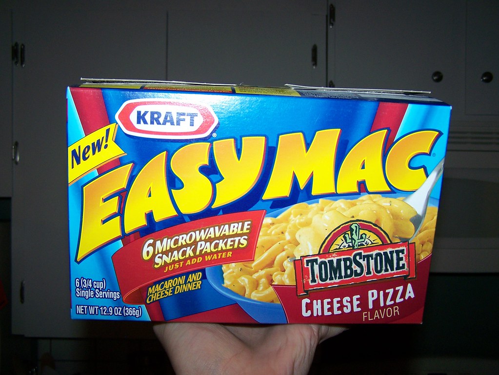 Kraft EasyMac Tombstone Cheese Pizza flavor I looked it … Flickr