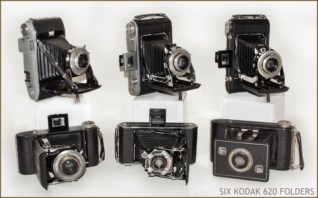 Six Kodak 6x9 Format Folding 620 Roll Film Cameras Flickr