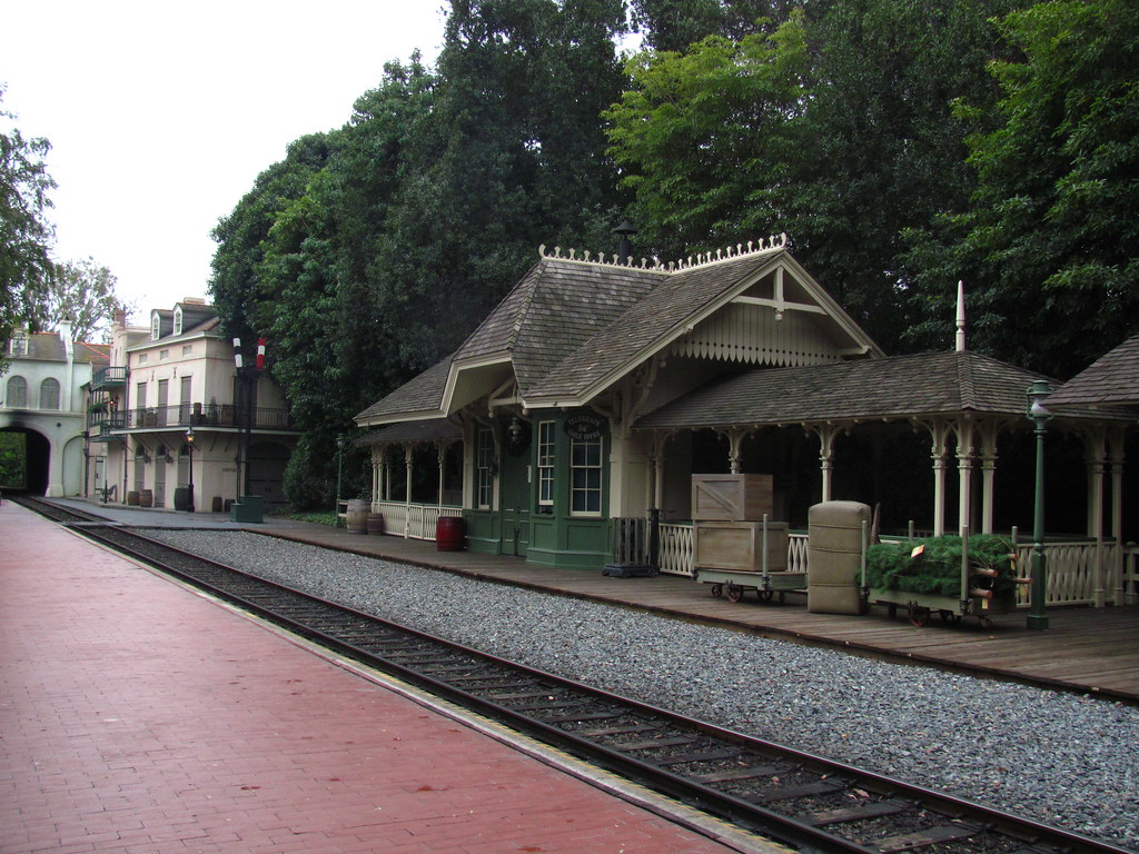 New Orleans Square Train Station Loren Javier Flickr