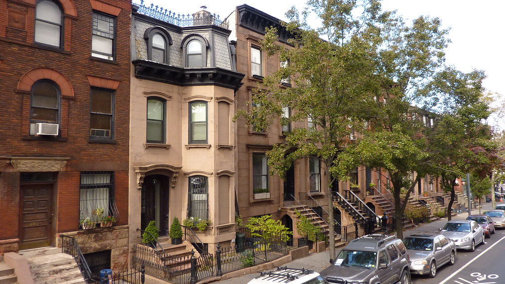 Brownstone rowhouses in BedfordStuyvesant, Brooklyn, New … Flickr
