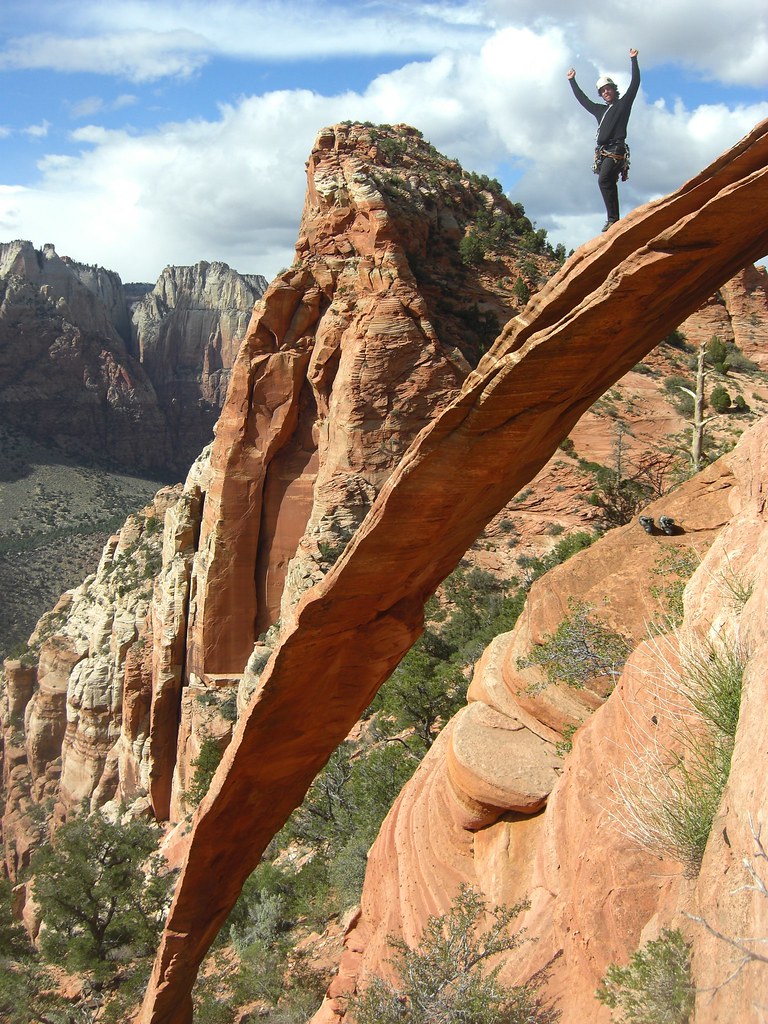 Bridge Mountain Arch in Zion National Park Photo by Calvin… Flickr