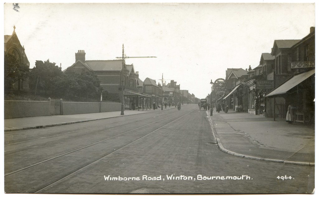 Wimborne Road, Winton, Bournemouth The junction with Kemp … Flickr