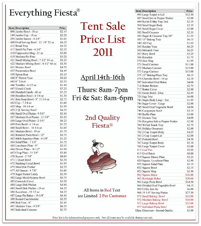 Fiesta Tent Sale Price List alejhartman Flickr
