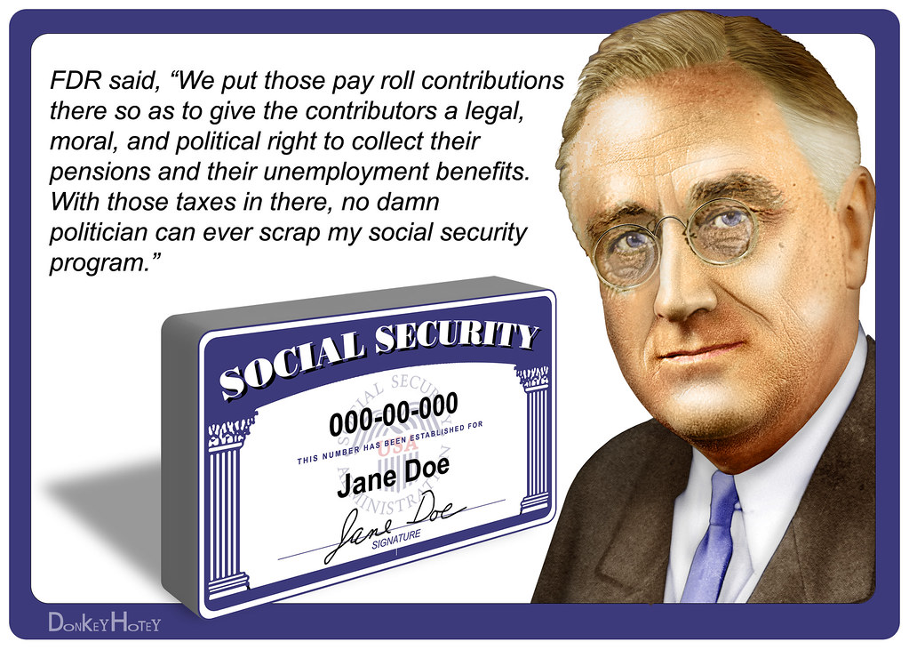 FDR Quote on Social Security Luther Gulick Memorandum re