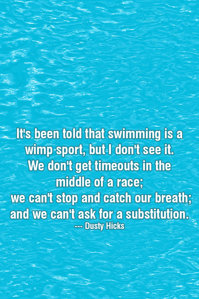 Swimming Quote iPhone Background "It's been told that sw… Flickr
