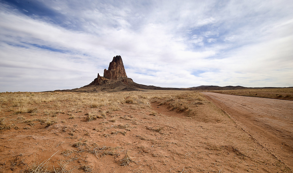 A Shiprock Morning Shiprock rises 1700 feet from the Monum… Flickr