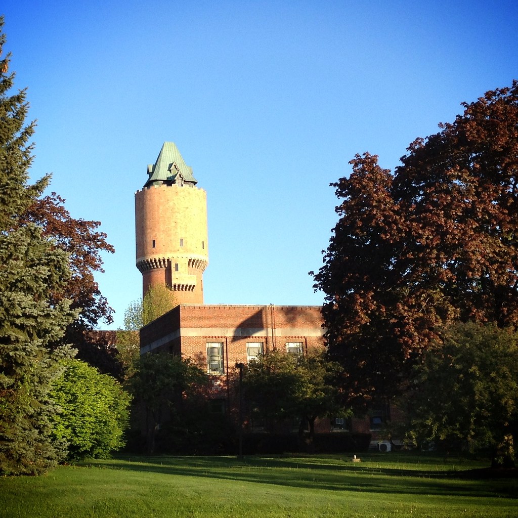 kalamazoo psychiatric hospital water tower Built in 1895. … Flickr