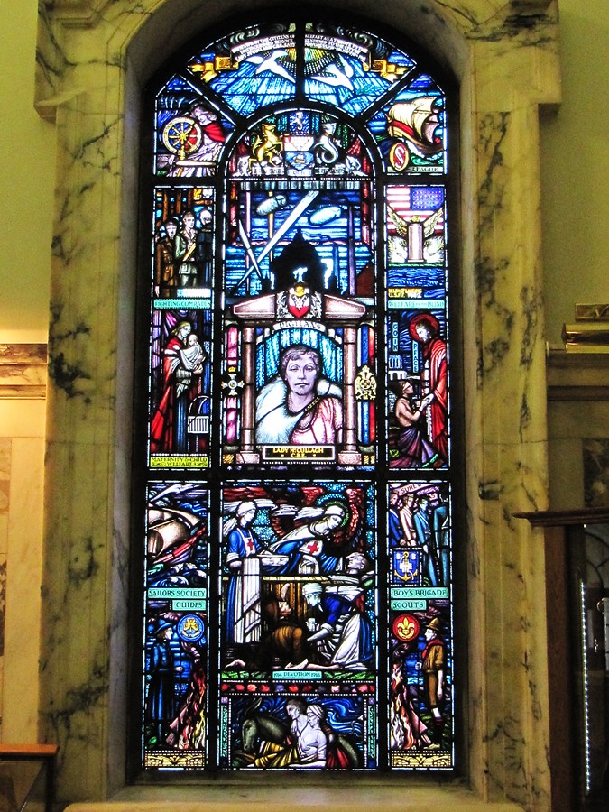Belfast City Hall Stained glass window commemorating the c… Flickr