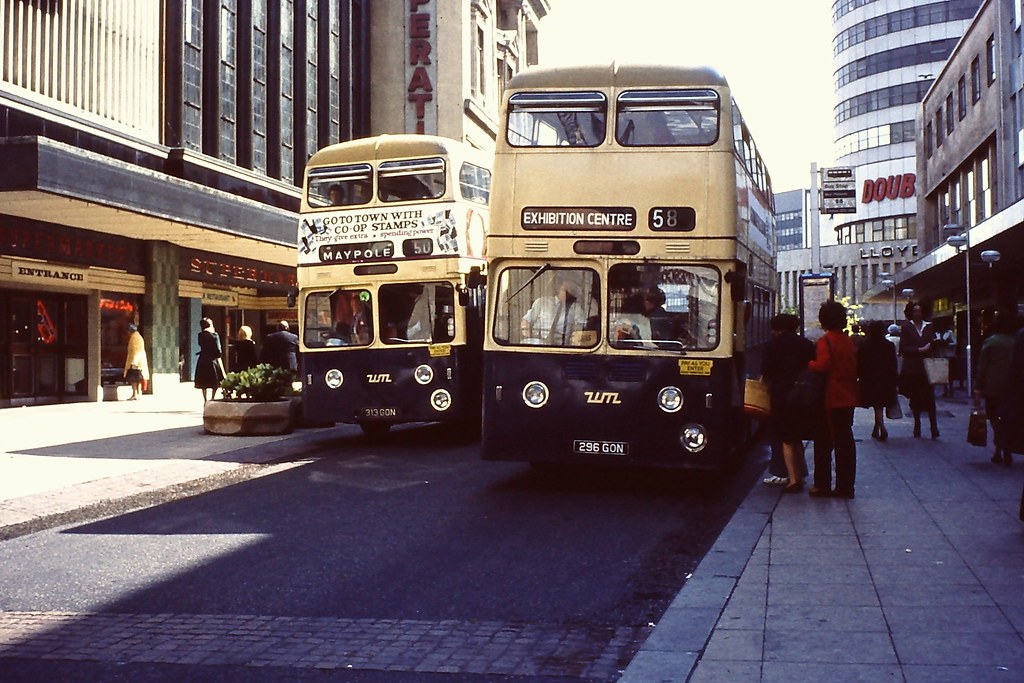 Birmingham buses High Street a pair of GONs. The National… Flickr