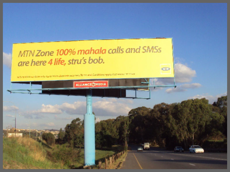 MTN, Billboard, 4.5 x 18, Johannesburg, South Africa Flickr