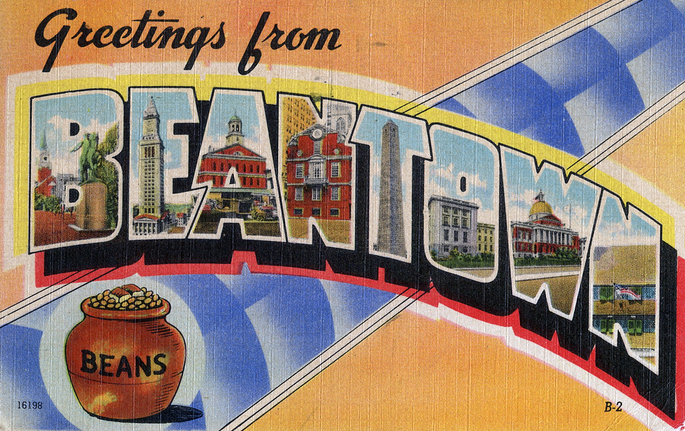 Greetings from Beantown (Boston, Massachusetts) Large Le… Flickr