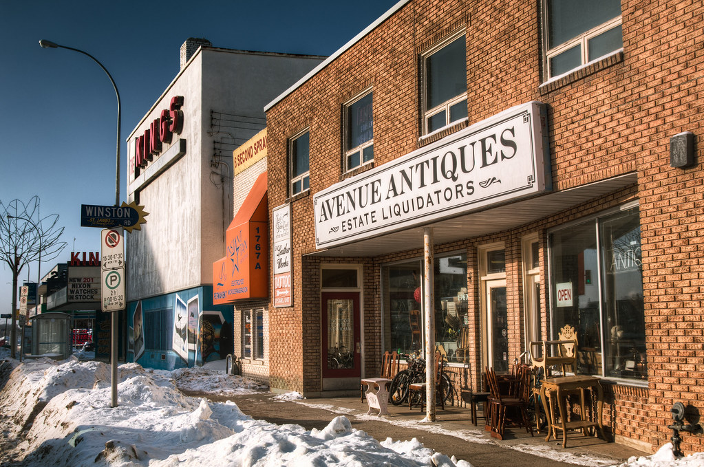 Avenue Antiques Portage Avenue, Winnipeg, Manitoba. For mo… Flickr