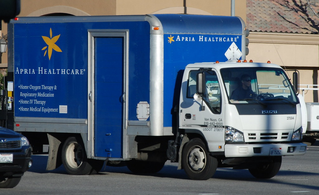 APRIA HEALTHCARE ISUZU BOX TRUCK Navymailman Flickr