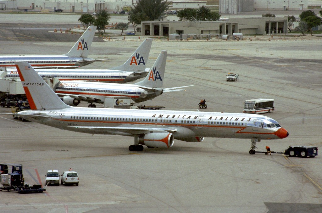 What font is this used by American Airlines on select aircraft