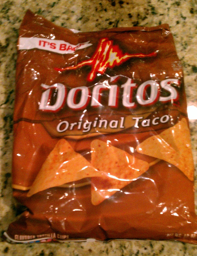 Doritos Original Taco Opened bag of Doritos Original Taco … Flickr