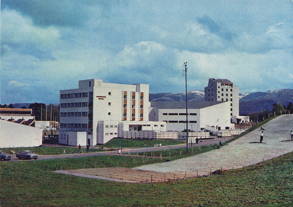 aviemore centre 1960s a coal mine? nuclear power station? … Flickr