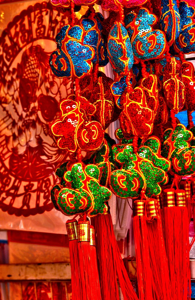 Ornaments for the Chinese New Year. John Chung Flickr