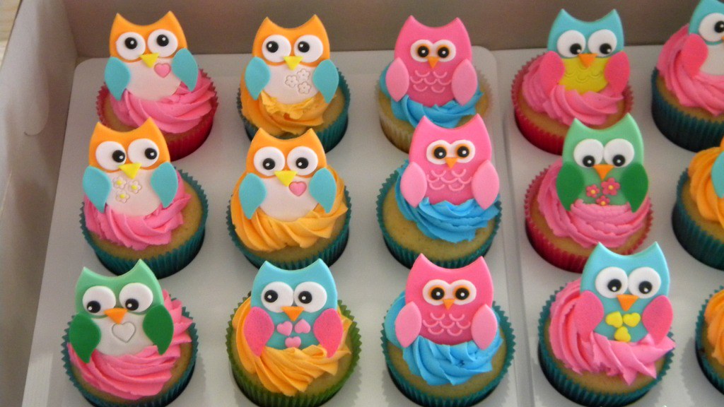 OWL CUPCAKES For childrens