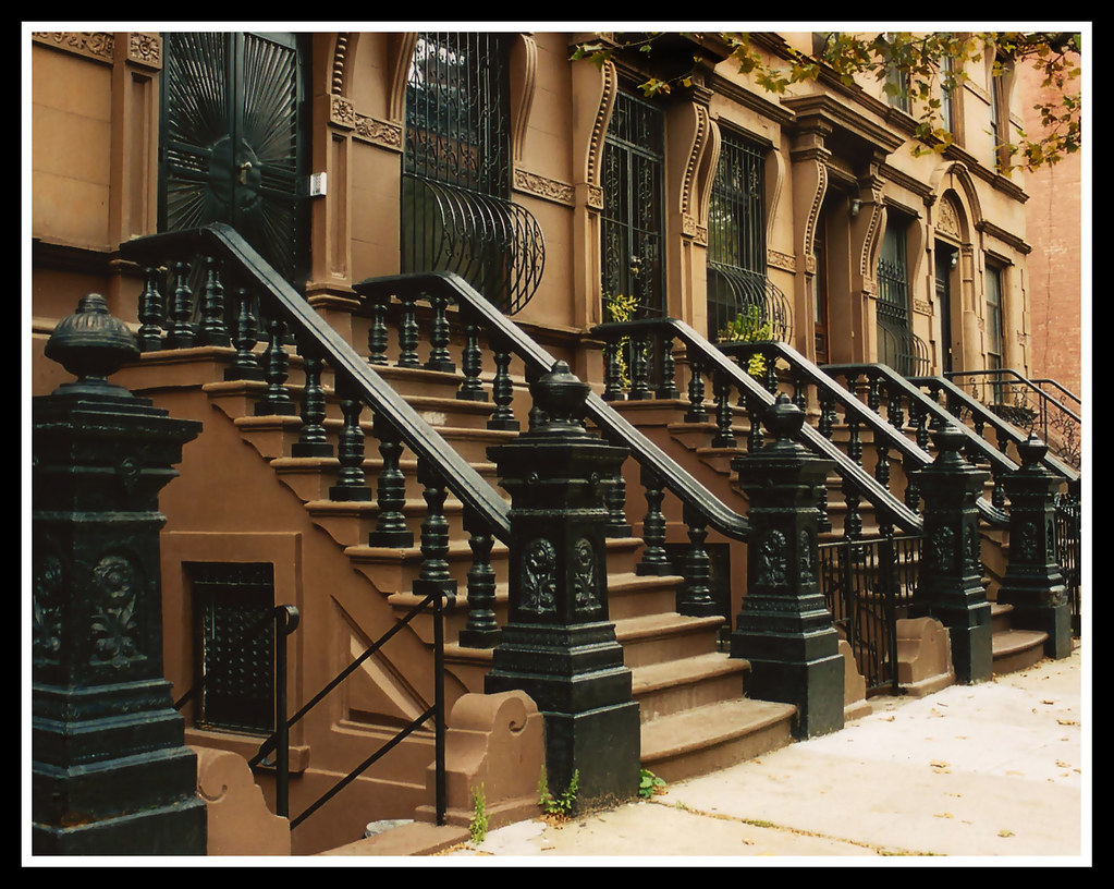 Buildings known as the 'brownstones' in Harlem, New York C… Flickr