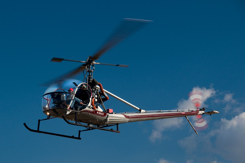 Hiller Helicopter Model UH12B, (N16643) Serial Number 3… Flickr