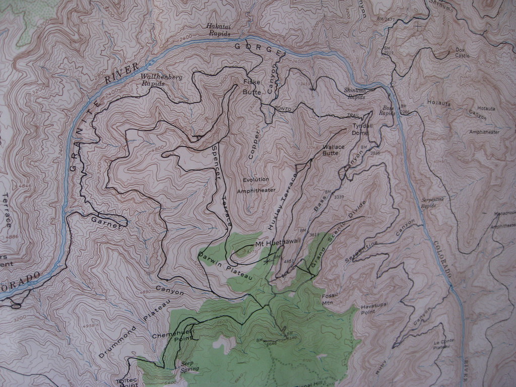 Harvey Butchart's hiking map The Grand Canyon National Par… Flickr