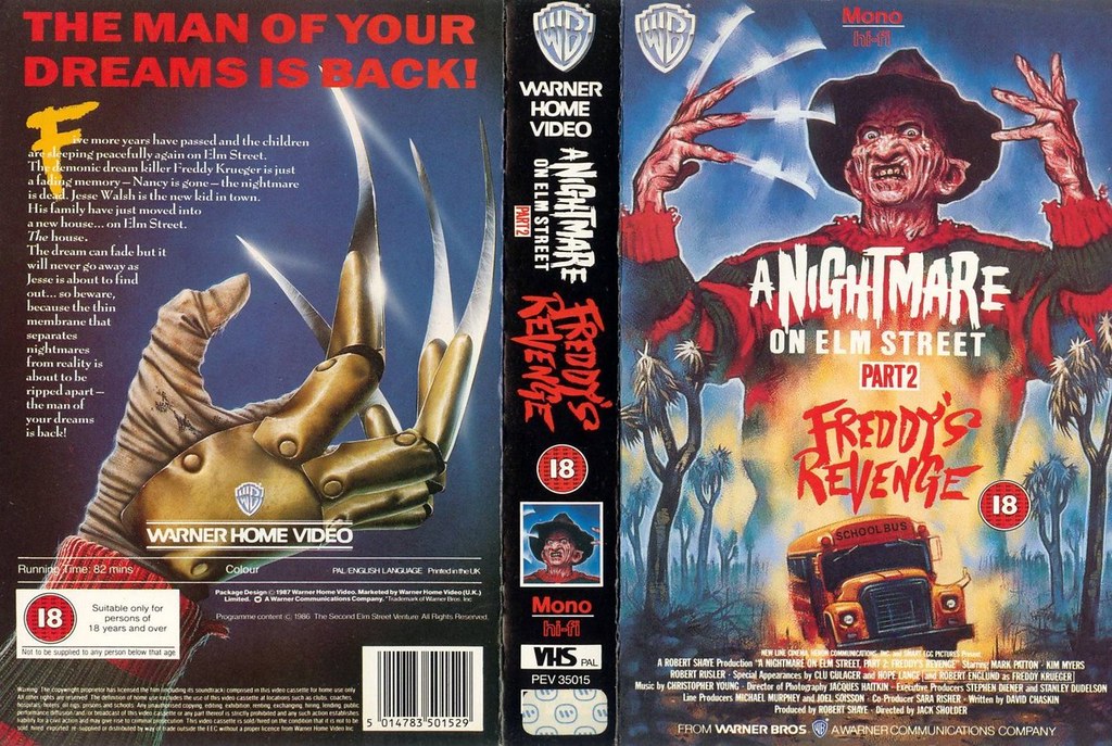 A Nightmare On Elm Street 2, Freddy's Revenge (VHS Box Art… Flickr