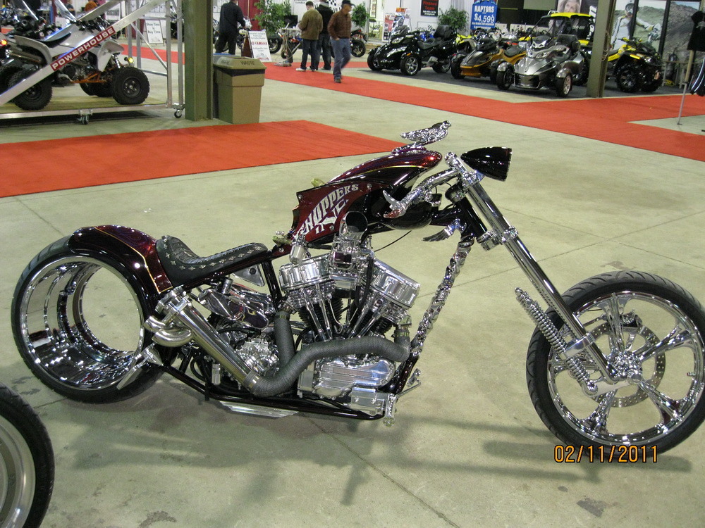 Hubless Choppers Inc. Bike Brass Pole MA Flickr