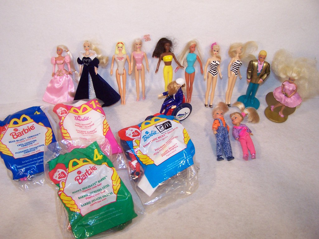 Mcdonalds Barbie figurines Hello! You… Flickr