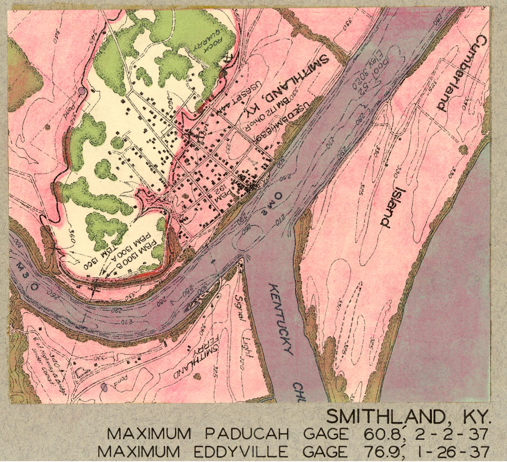 Cumberland River Flood 1937 Smithland, Kentucky U.S. Arm… Flickr