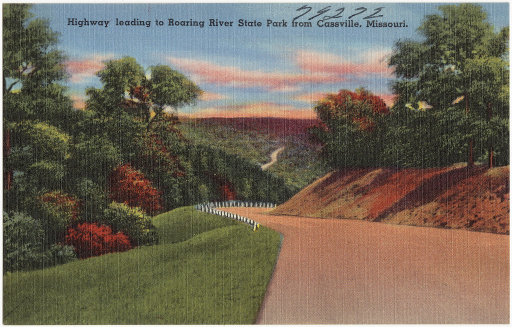 Highway leading to Roaring River State Park from Cassville… Flickr