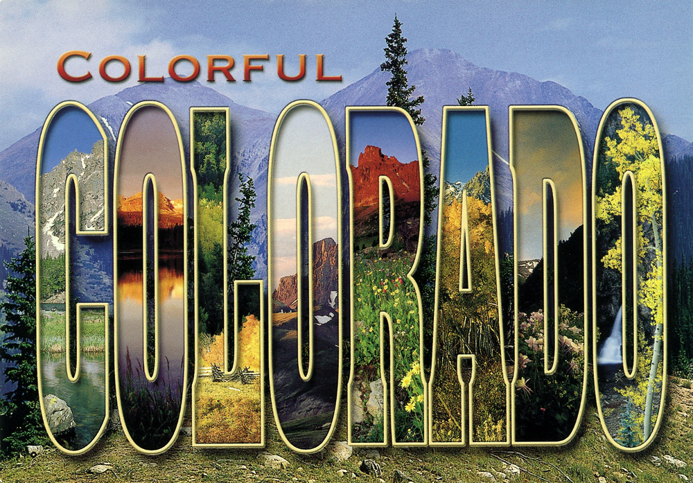 Colorful Colorado Large Letter Postcard Production Date… Flickr