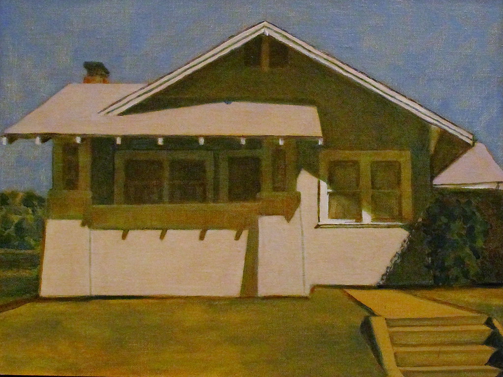 Laurel District Oakland Ca 12 x 16, oil on panel visit Pat… Flickr