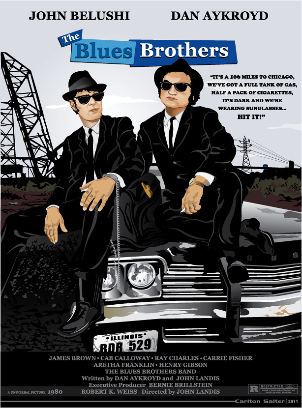 The Blues Brothers movie posterart My new "Blues Brothers… Flickr