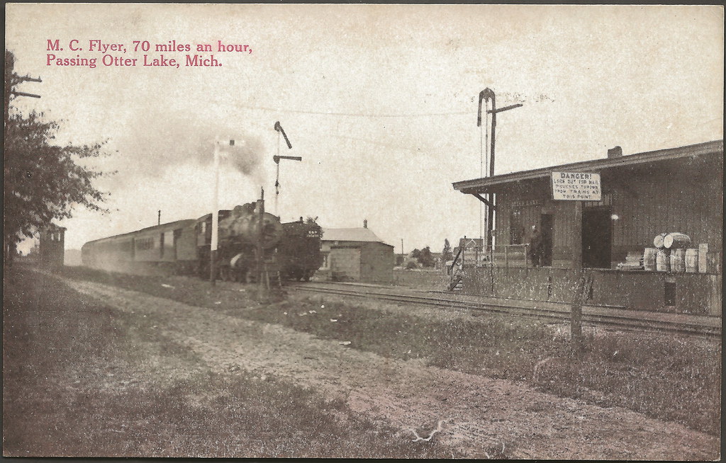 SE Otter Lake MI DEPOT Michigan Central Railroad RR The MC… Flickr