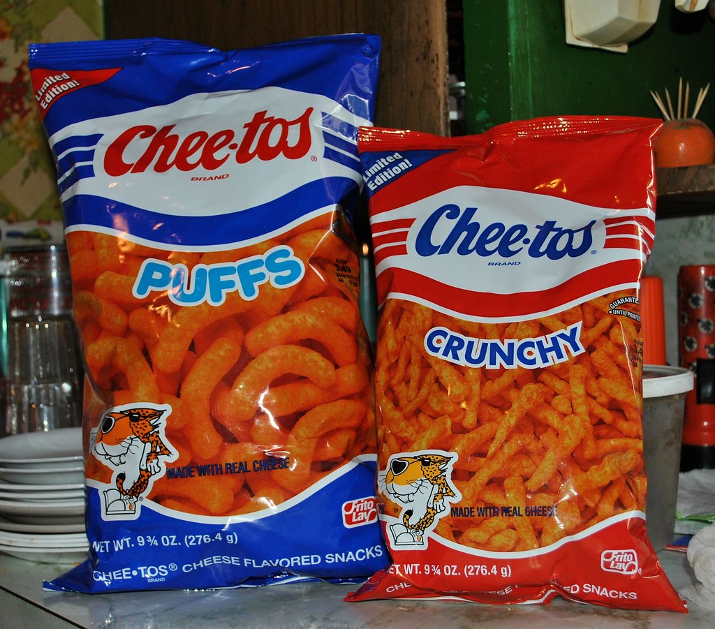 Cheetos Retro Packaging I saw these in the Walmart a coupl… Flickr